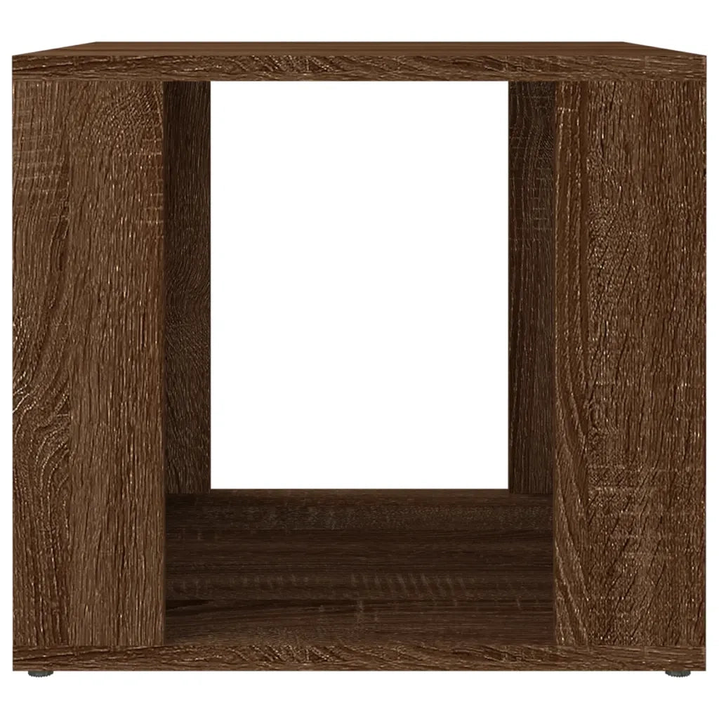 Comodino | Armadio da Notte | Mobiletto da notte Rovere Marrone 41x40x36 cm in Legno Multistrato