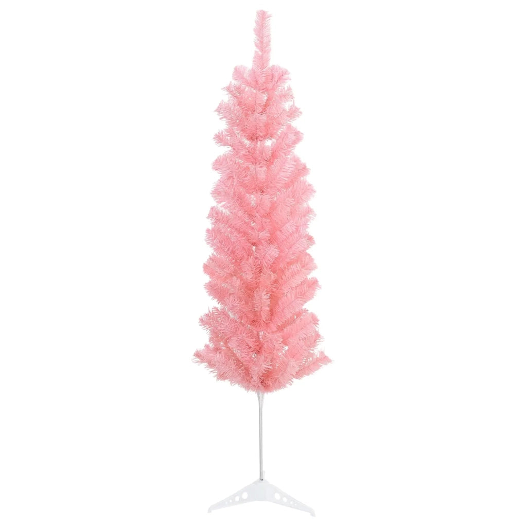 Albero di Natale Artificiale Slim con Palline 120 cm 150 LED 3461110