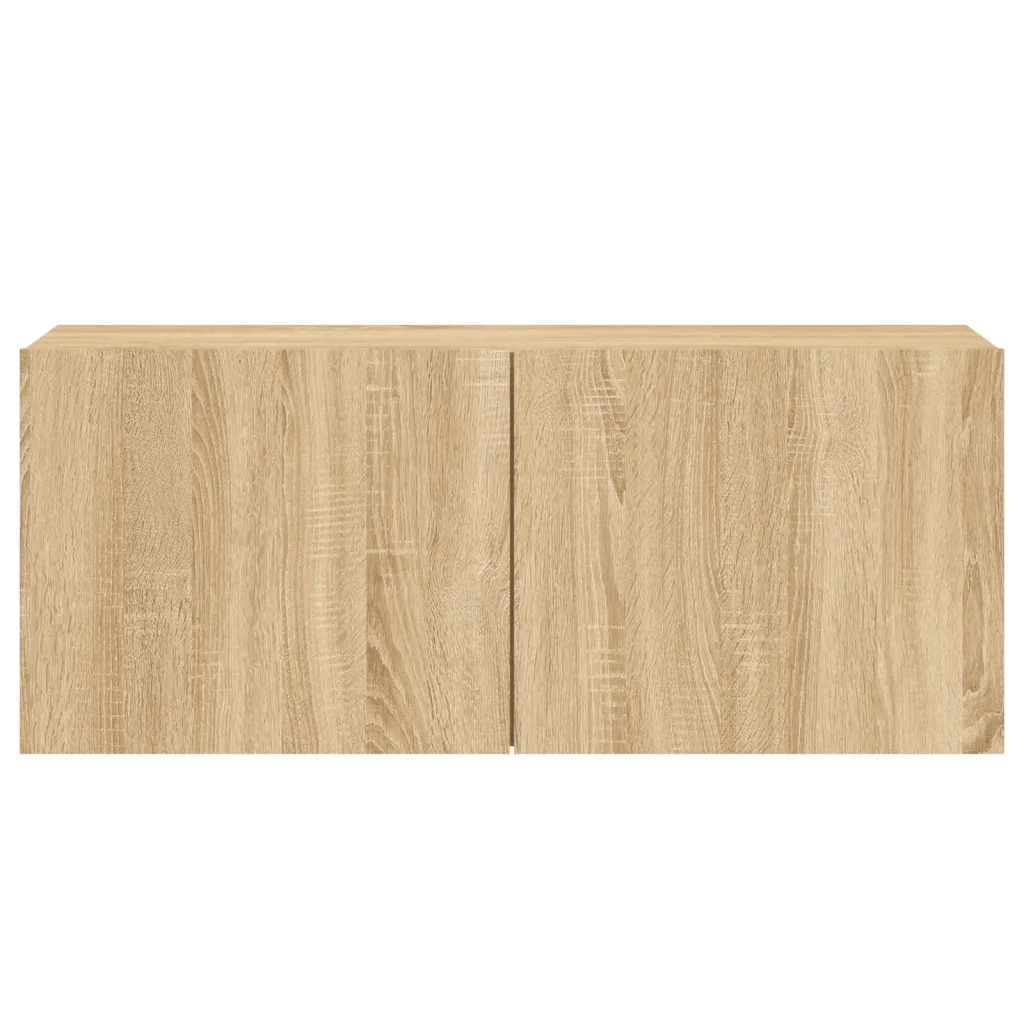 Mobile TV a Parete-Mobile TV a Muro Rovere Sonoma 100x30x41 cm