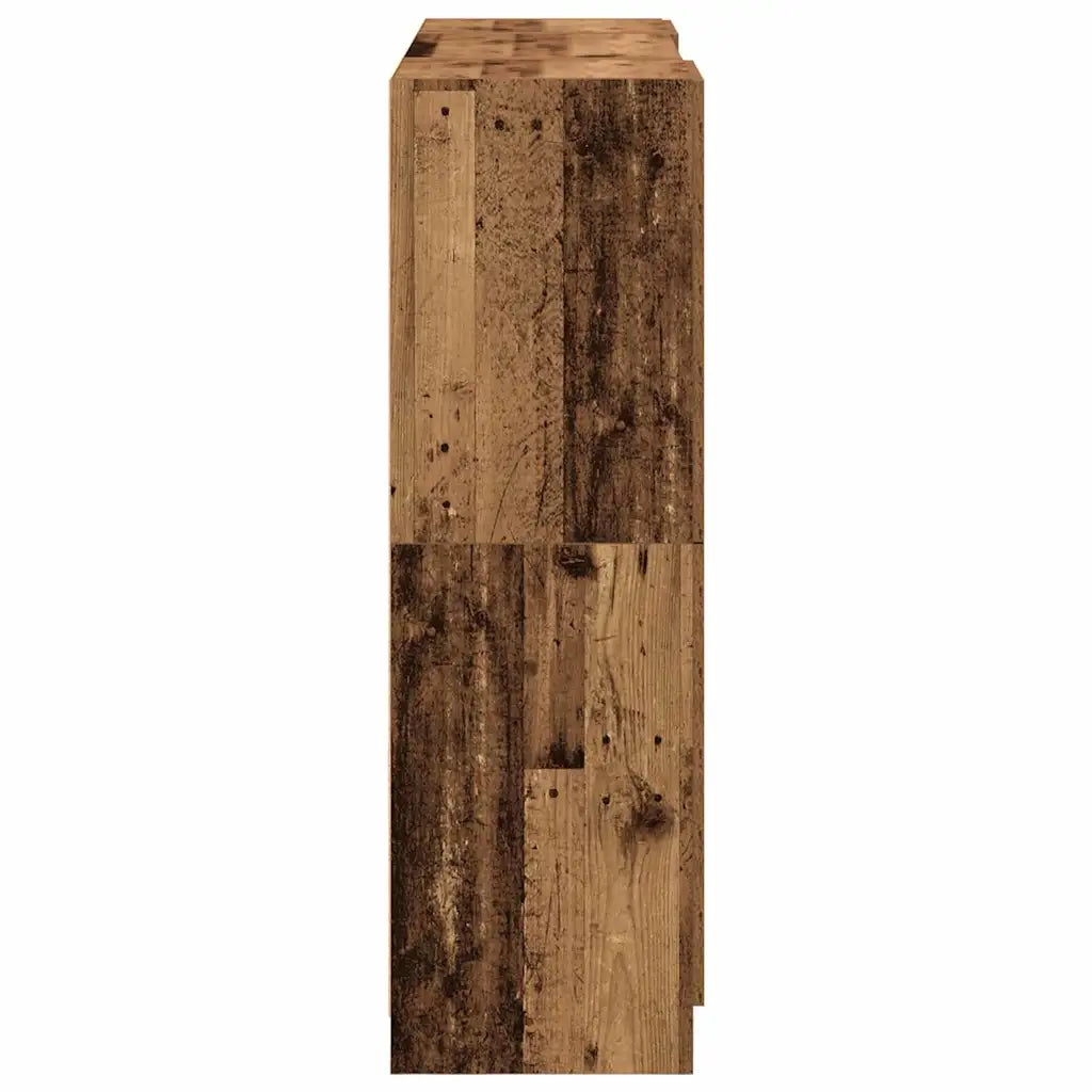 Set di Mobili da Cucina 3 pz-Armadietto Cucina Legno Antico in Truciolato