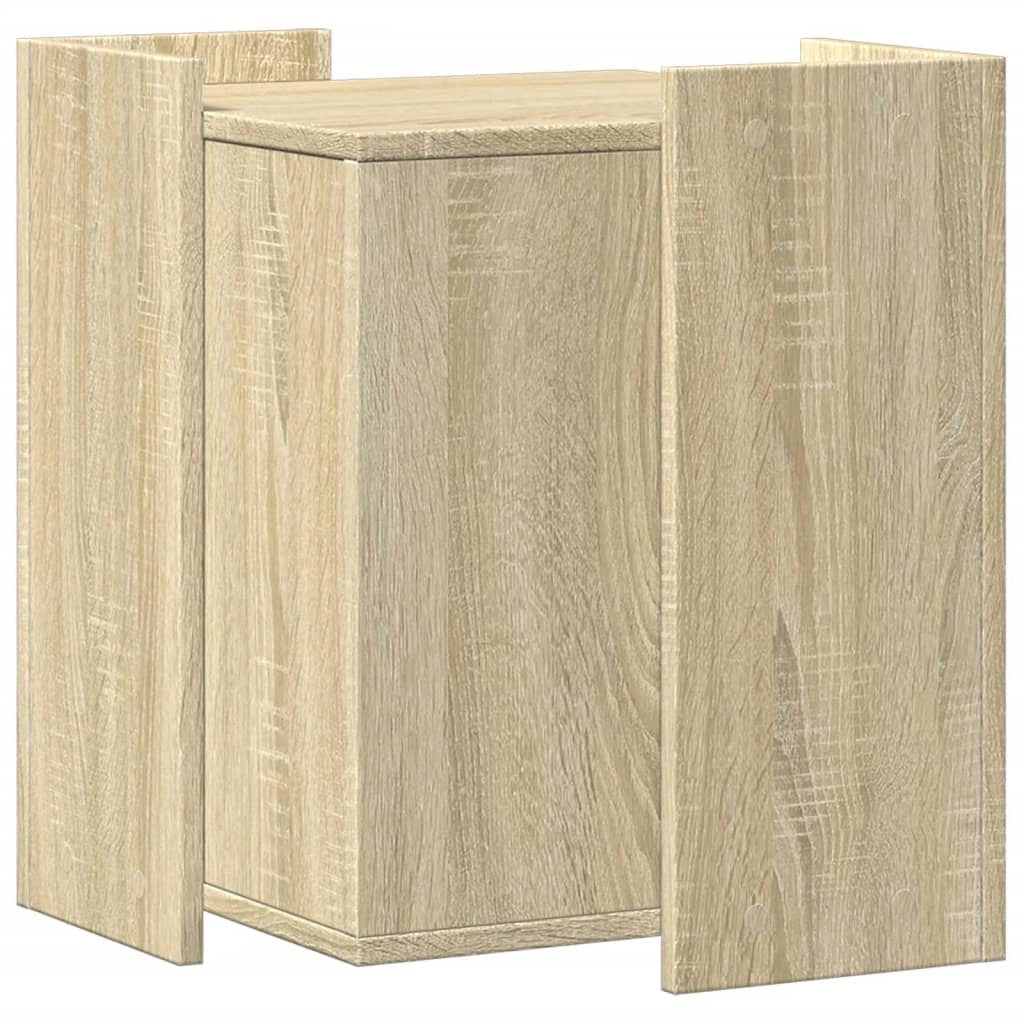 Mobiletto per lettiera per gatti in legno ingegnerizzato Sonoma marrone 02_0043342