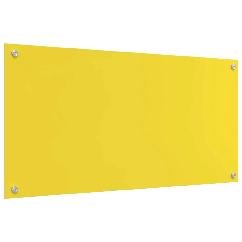 Schienale da cucina Giallo 100 x 50 cm vetro temperato 42001260