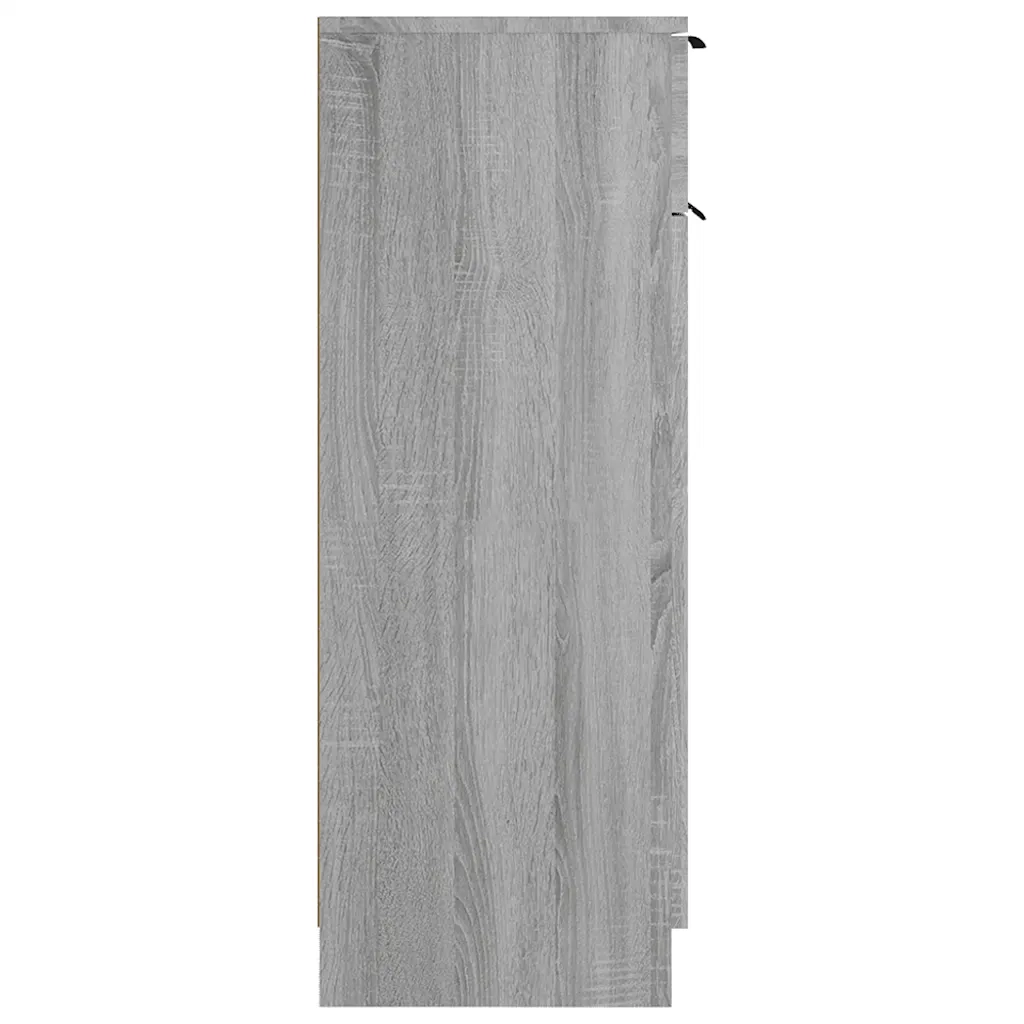 Armadietto Bagno | Armadio da bagno Grigio Sonoma 32x34x90 cm in Legno Multistrato
