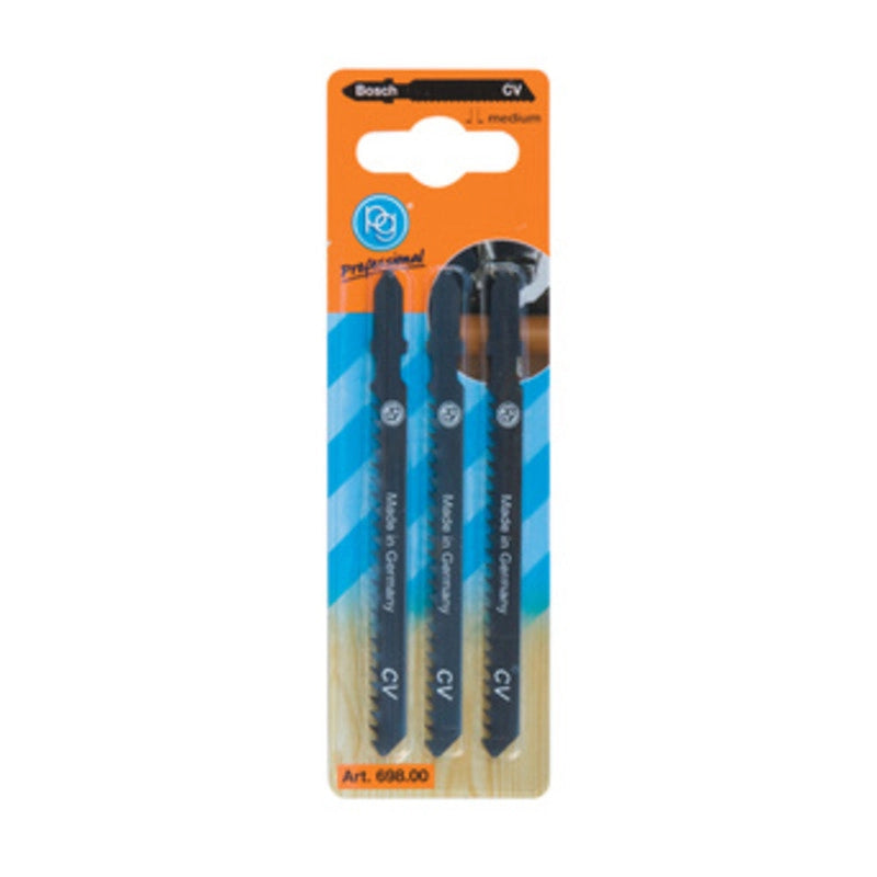 POGGI 698.00 3 LAME PER SEGHETTO BOSCH DENTI MEDI- 10,0 confezione