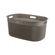 Keter CESTA PORTABIANCHERIA FILO 59X39XH27CM CAPPUCCINO