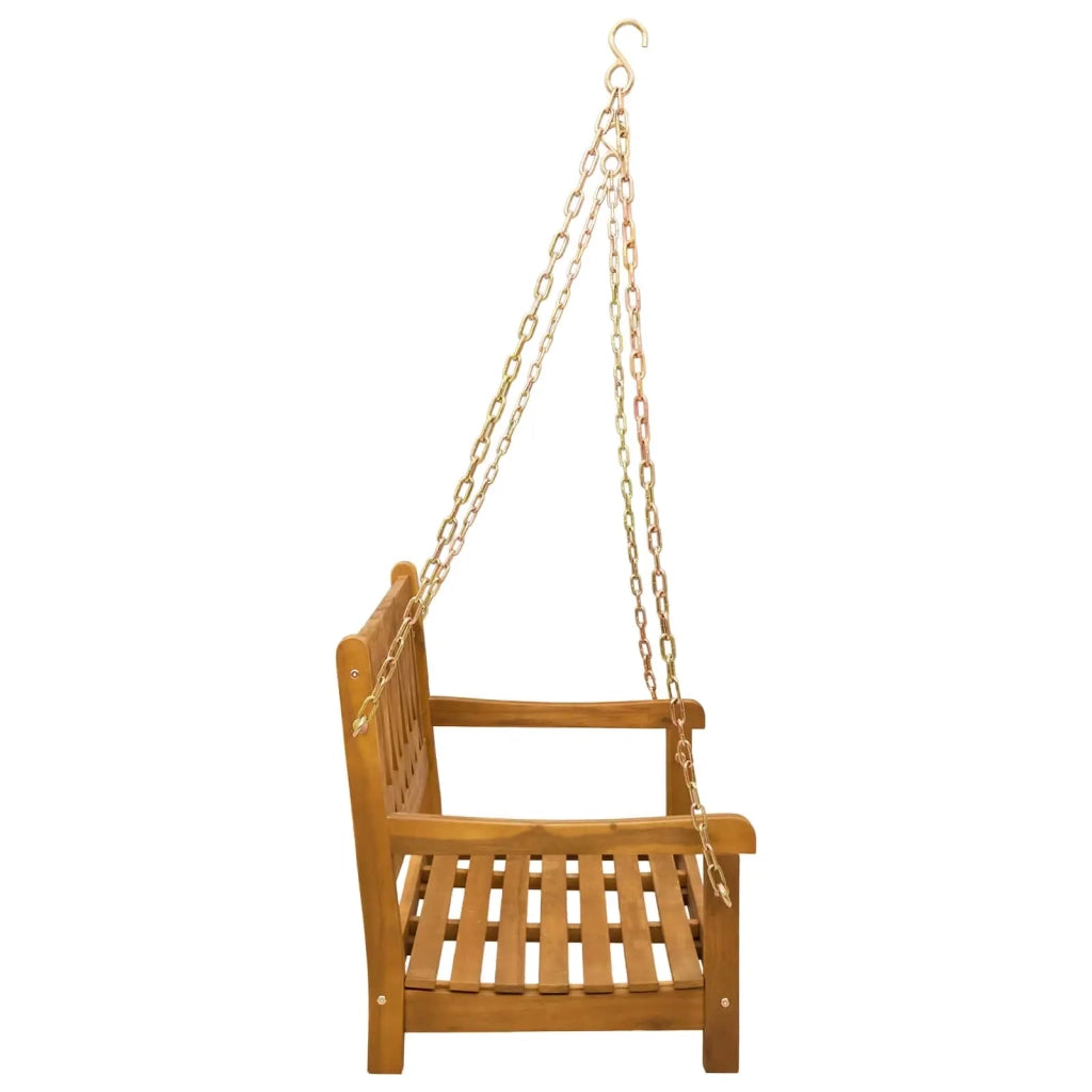 Panchina Altalena da Giardino Naturale 110 x 56 x 58 cm 42028086