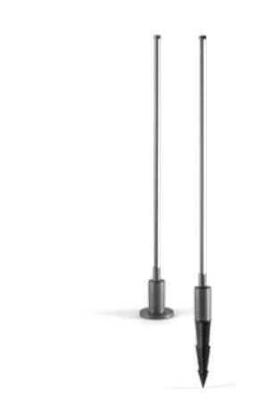 RAISSA PALETTO H.82CM IP54 LED 4000K 1090LM 10W ANTRACITE