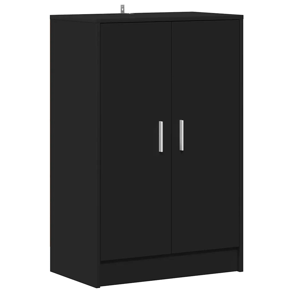 Scarpiera Nera 60x35x92 cm in Truciolato cod mxl 51344