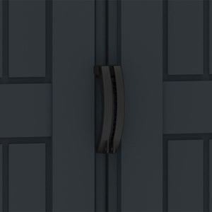 Box Auto Garage da Esterno 476x246x235 cm in PVC Grigio/Grigio Scuro