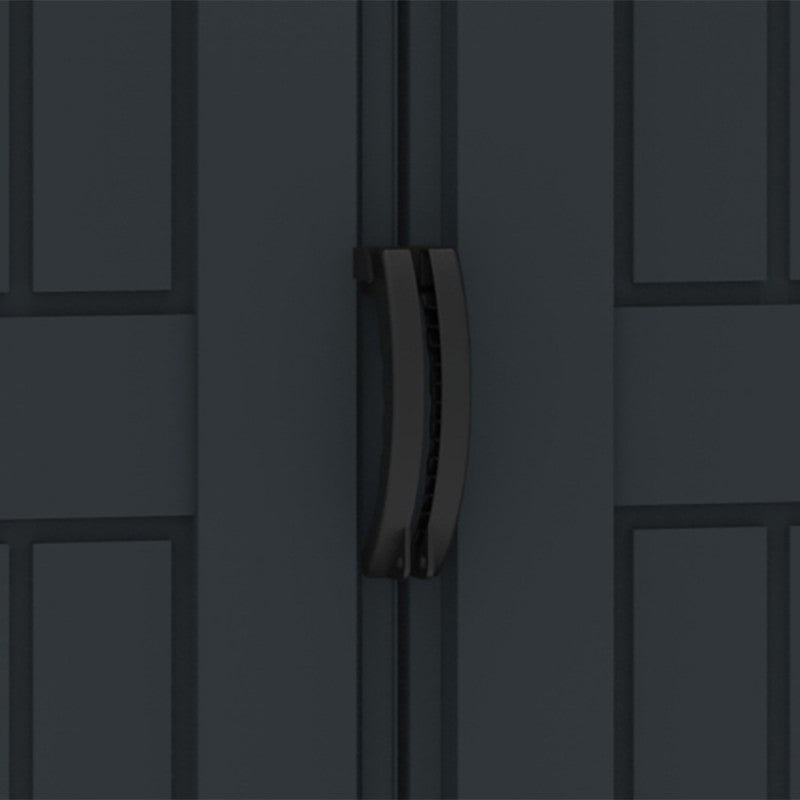 Box Auto Garage da Esterno 476x246x235 cm in PVC Grigio/Grigio Scuro