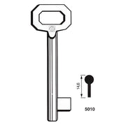 CHIAVI FERRO 'PATENT' 5010 - corta- 5 pezzi  - SILCA