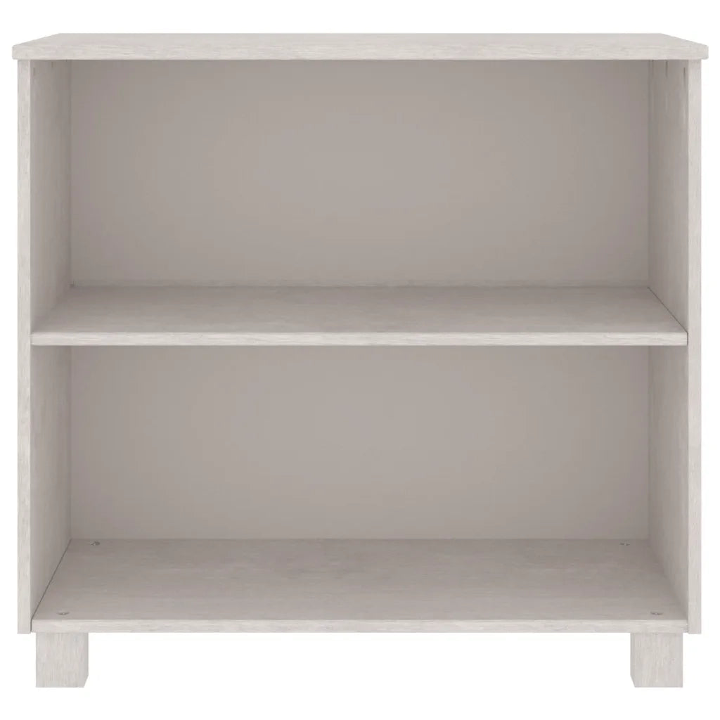 Credenza Bianca 85x35x80 cm in Legno Massello di Pino cod mxl 26412