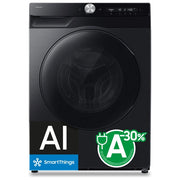 Samsung WD90HG6U94BBU3 Series 9 Lavasciuga Caricamento frontale 9-6 Kg 1400 rpm Classe A D Wi-Fi AI Control Vapore (85x60x59 cm) colore Nero