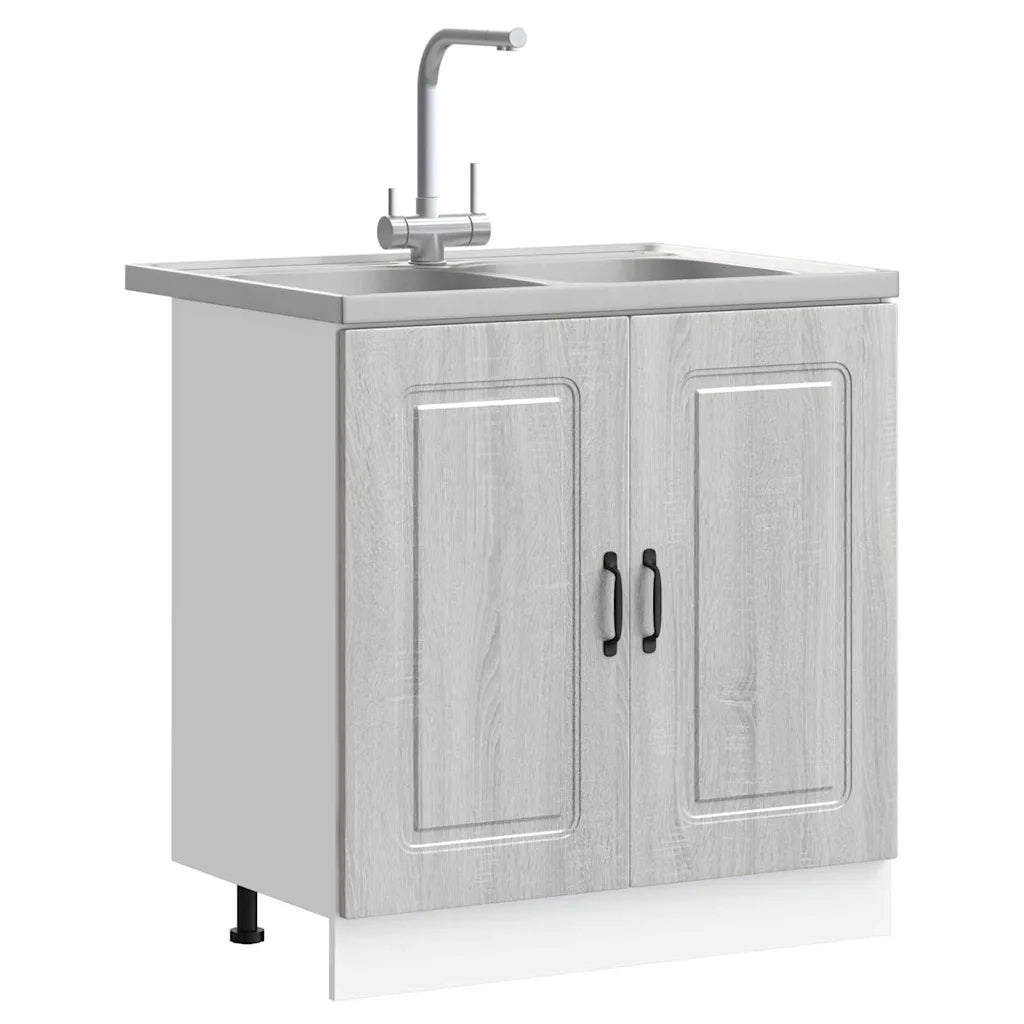 Mobile da cucina Kalmar Grigio Sonoma 80 x 46 x 81,5 cm 3315007