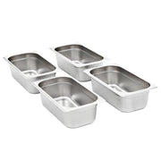Contenitori Gastronorm 8 pz GN 1/3 100 mm in Acciaio Inox CFW3566558
