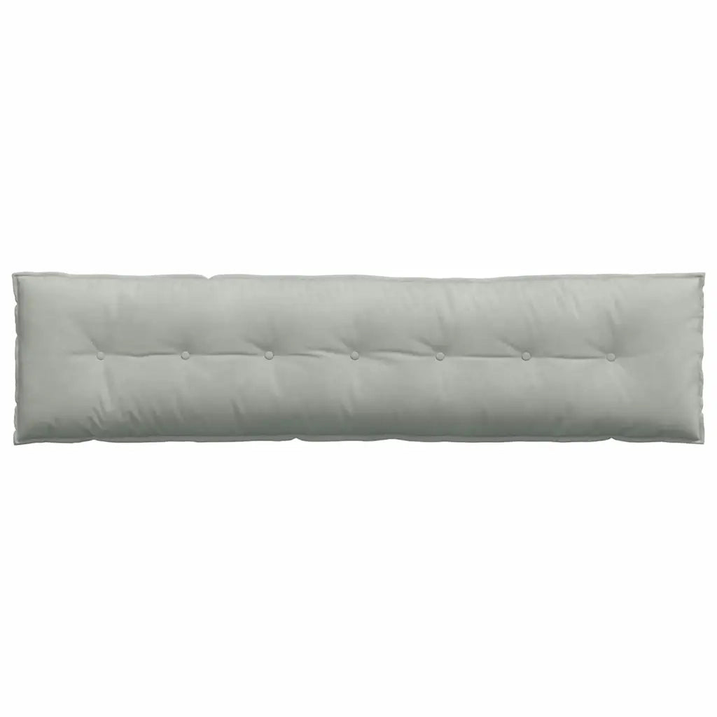 Cuscino per Schiena Grigio chiaro 200 x 50 cm Tessuto in Cords