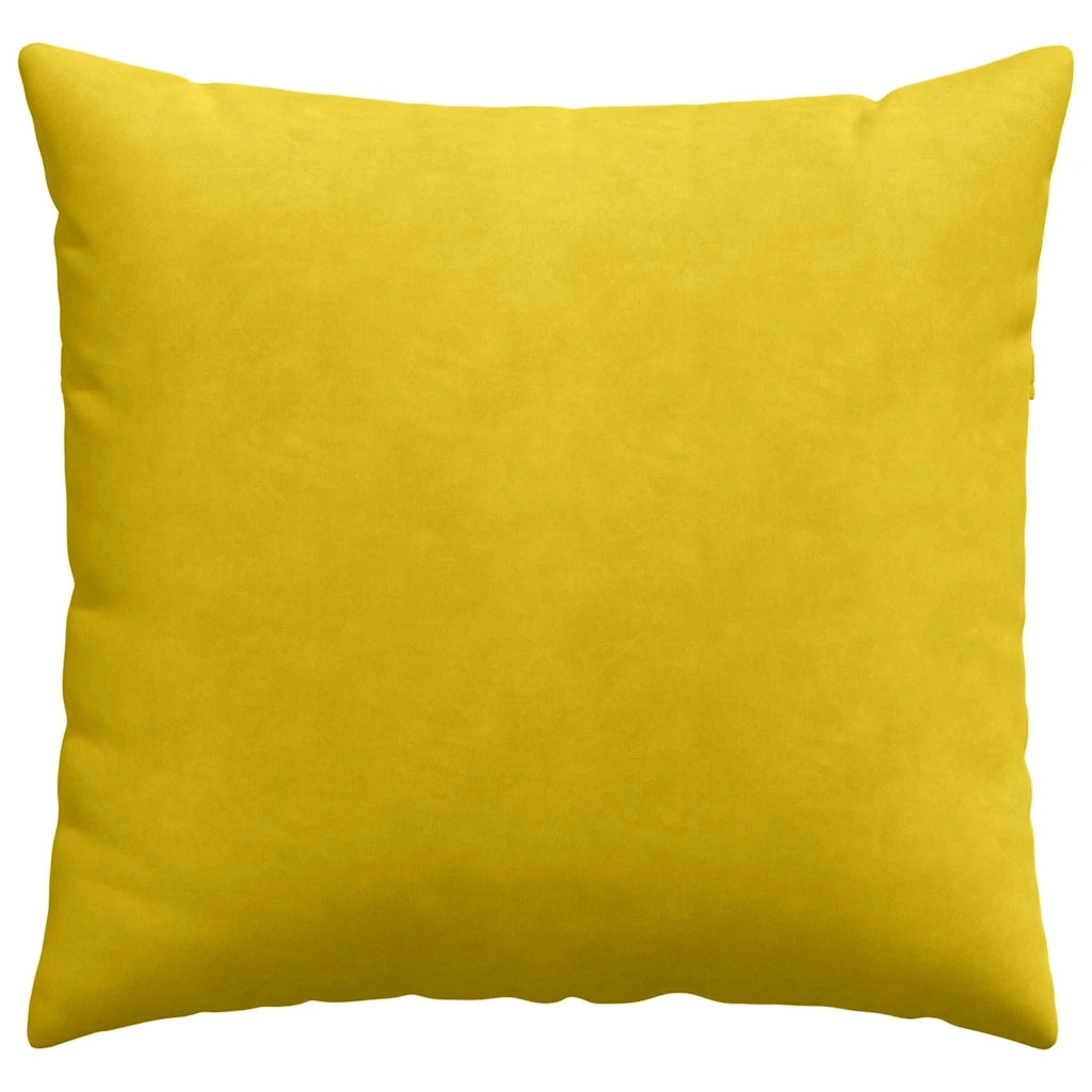 Cuscini da Divano 2 pcs Giallo 45 x 45 cm Tessuto in Cords 42013935