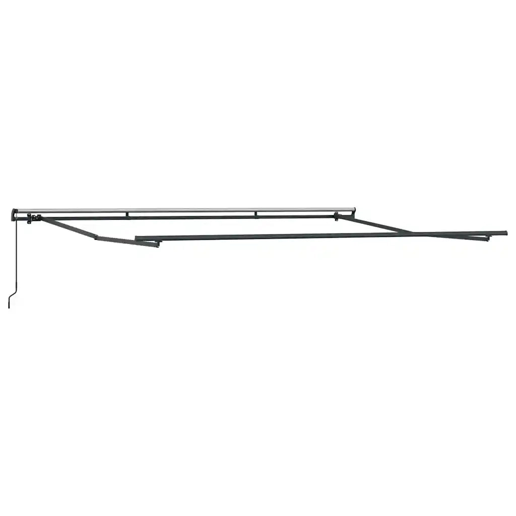 Tenda Sole Retrattile Manuale 500x300 cm Marrone