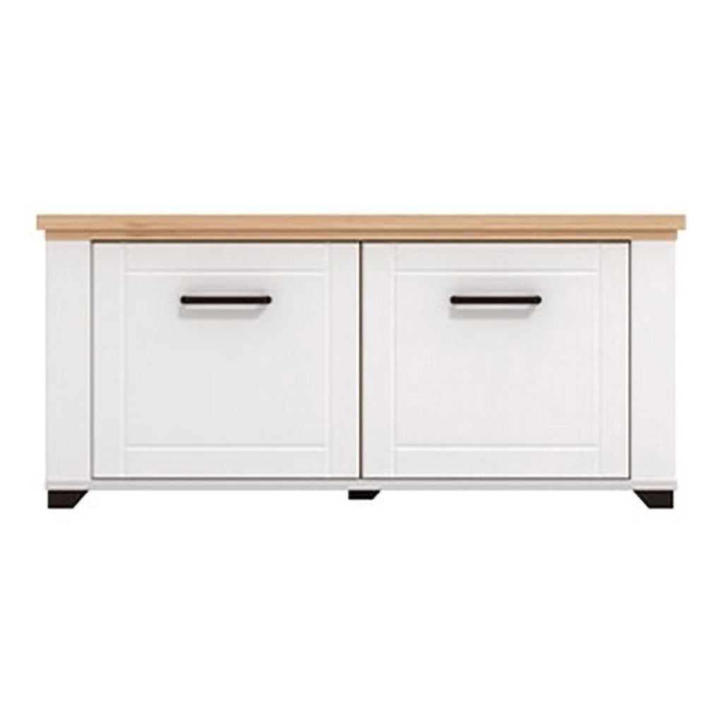 Menfi, Mobile da Ingresso un Ripiano, 103.5x41x47.5h cm Bianco Opaco