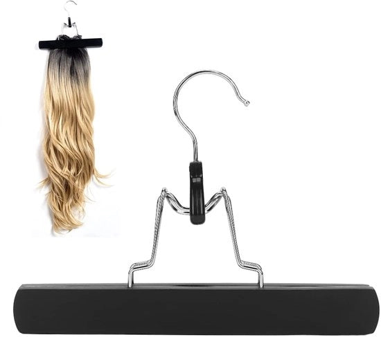 Sostegno per Estensioni Capelline Portatile - Supporto per Finte Capelli - Hanger per Capelli Lunghi - Qualità Elevata - Dimensioni 23,3 x 17 x 2,2 cm - Supporto per Finte Capelli