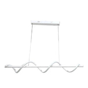 Trade Shop - Lampadario Led Sospensione 36w Moderna Twist Bianco Luce 6500k 3000k 4000k B65-b -