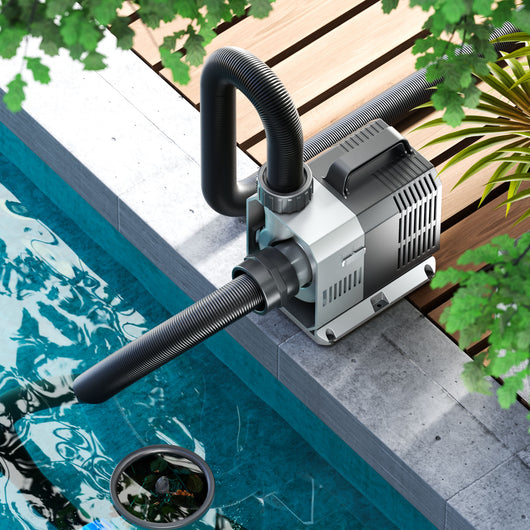 Pompa da laghetto CTP-10000 SuperECO 10000 l/h 80 W per circolazione e filtrazione acqua