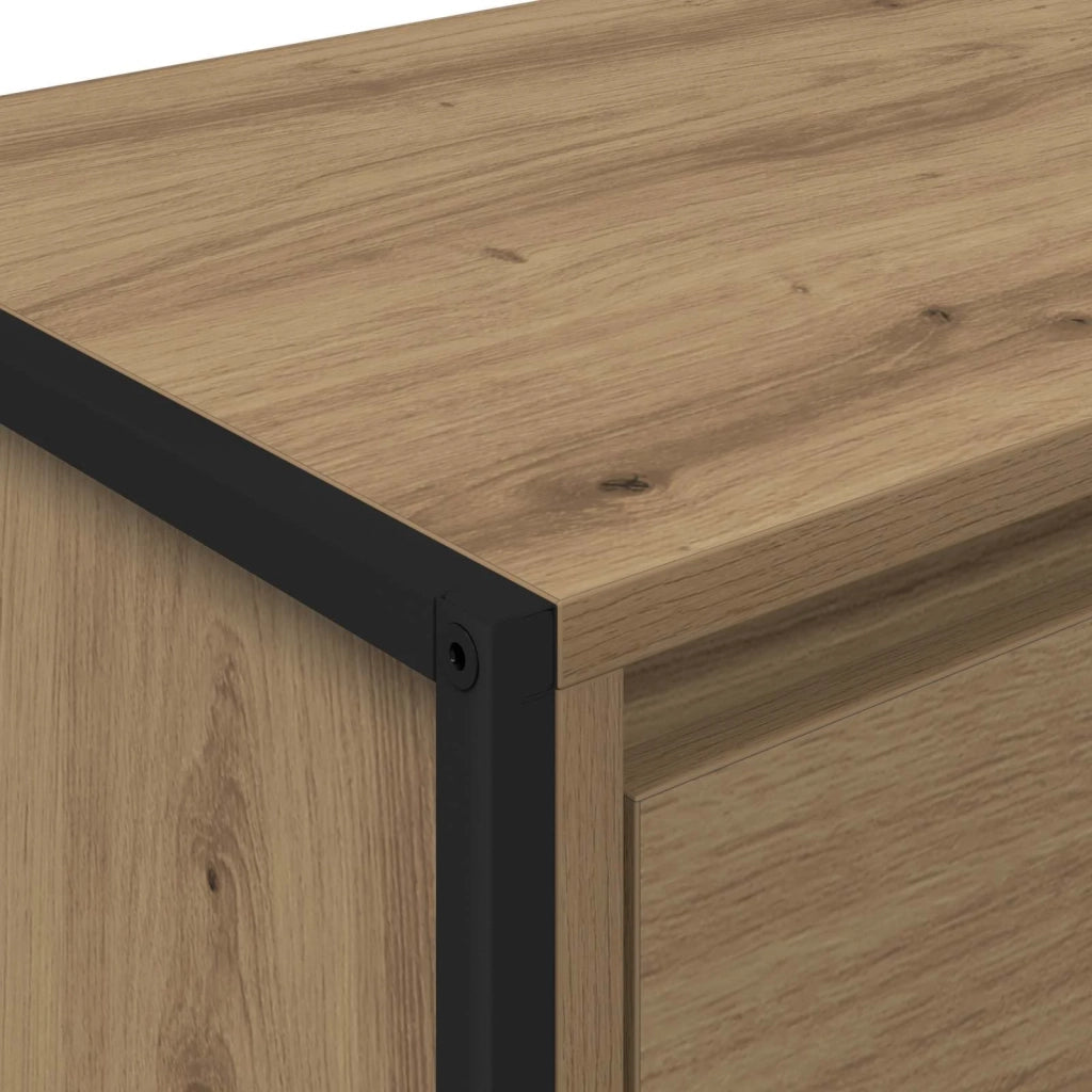 Comodino-Tavolino da notte Rovere Artigianale 39,5 x 30 x 50 cm Legno multistrato 362564