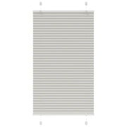 Tenda Plissettata Grigio Chiaro 75x100 cm Larghezza Tessuto