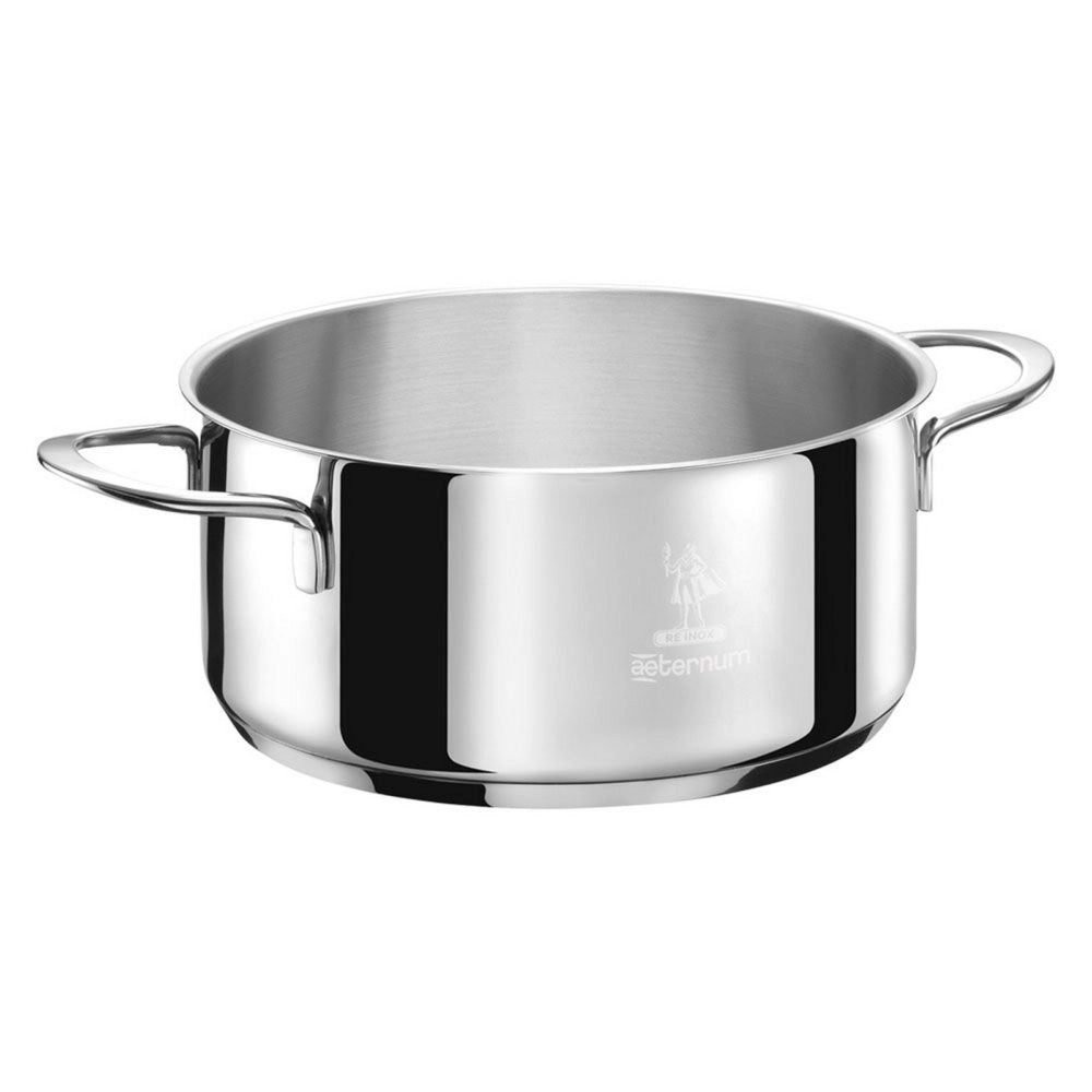 1pz casseruola acciaio con due manici 'divina re' ã˜ cm. 28 cod:ferx.7938399nlm