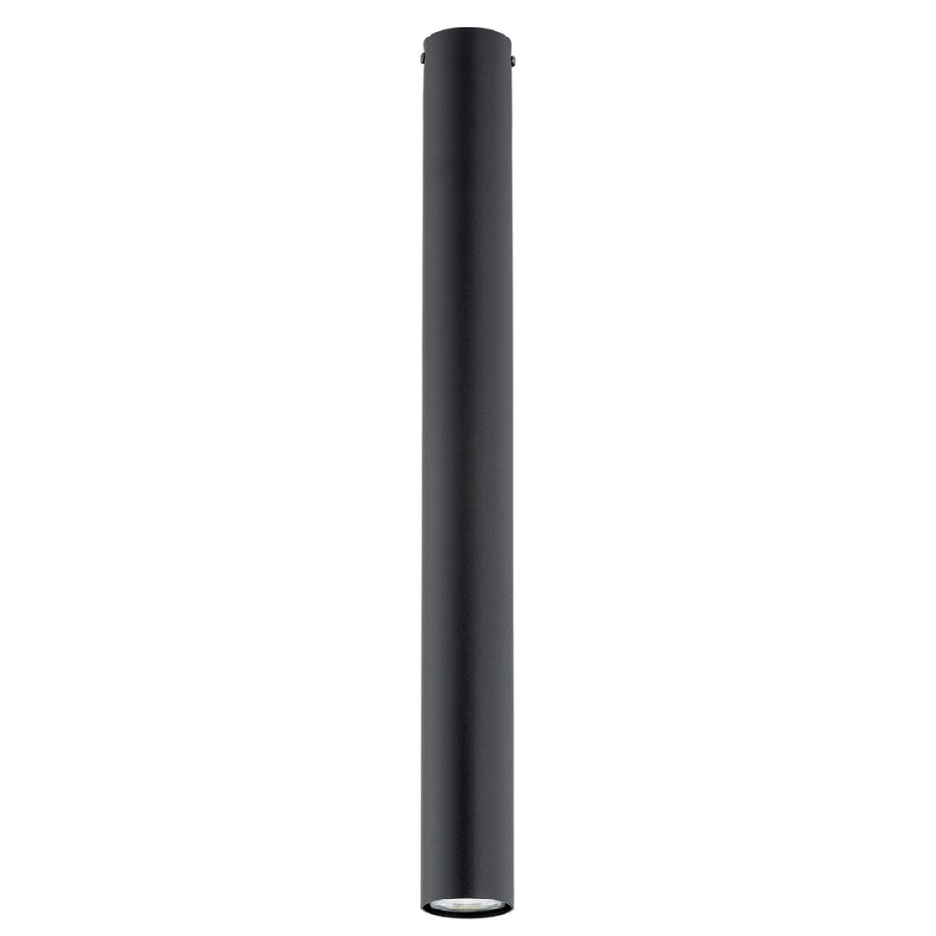 Lampada a sospensione Tecno 1XL in acciaio nero opaco