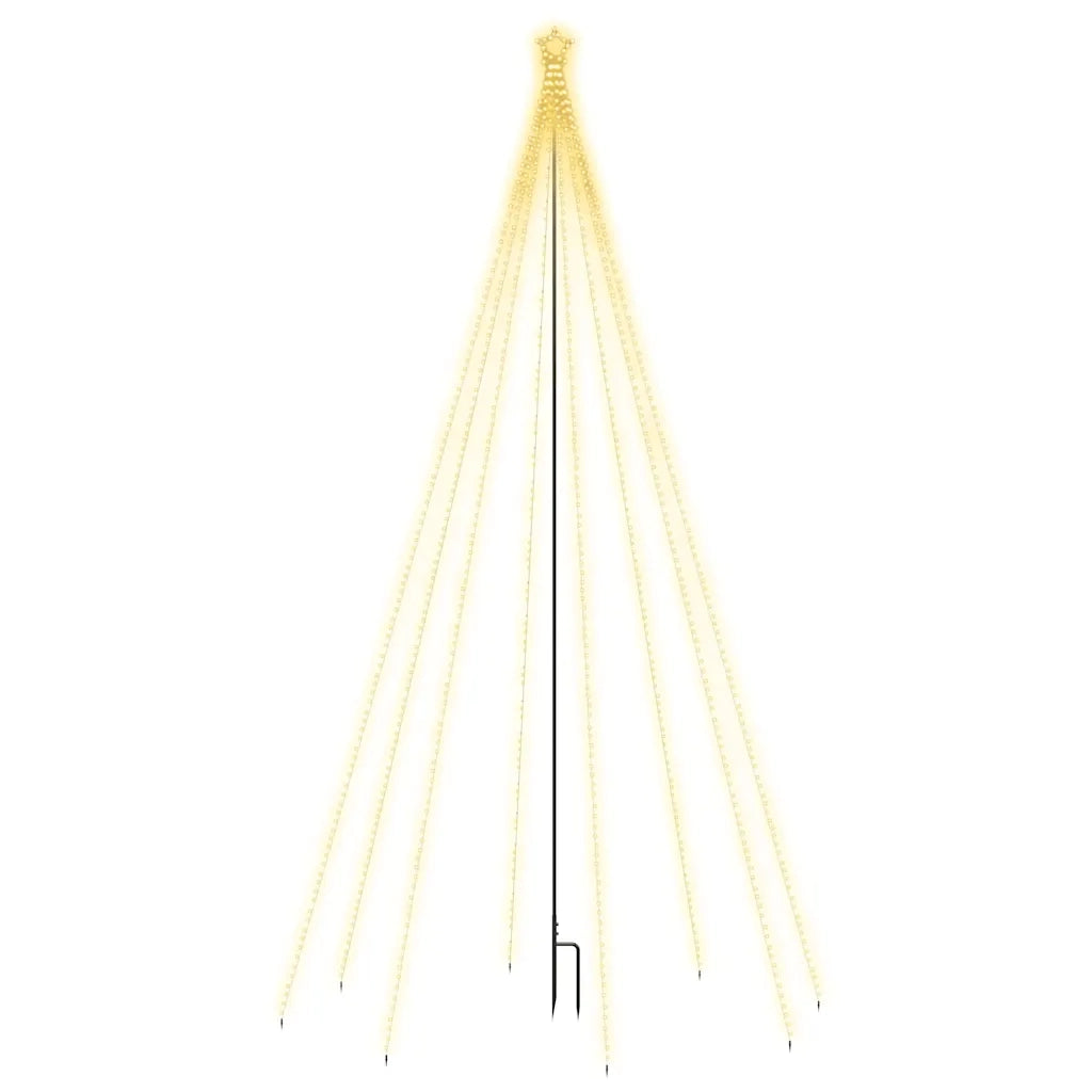 Albero di Natale Cascata Luci LED Interni Esterni 400 LED 2,5 m cod mxl 26055