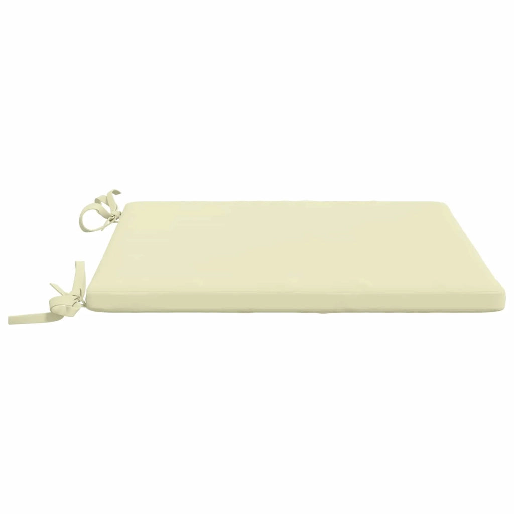 Cuscini per Sedia in 4 Pezzi SOEST 4 pz 100% Poliestere Crema 944515