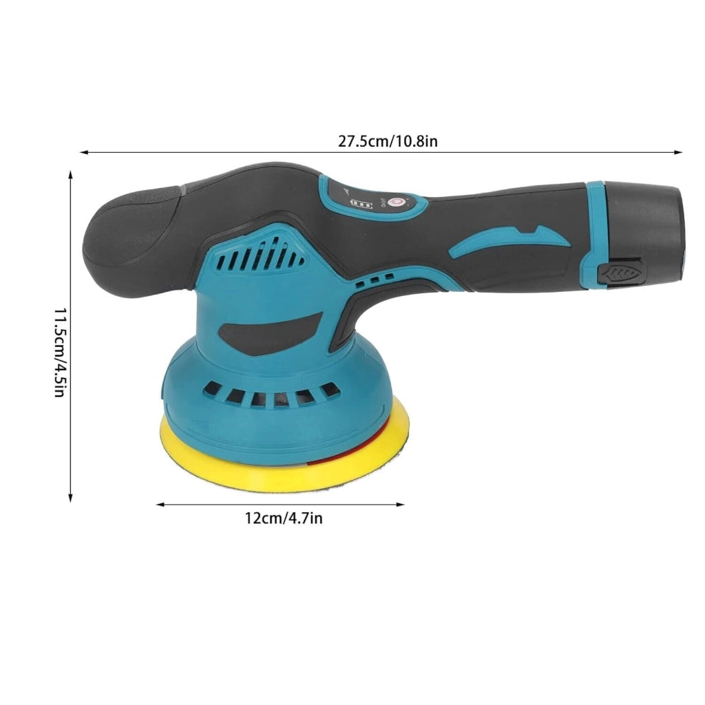 Lucidatrice Levigatrice Rotorbitale Orbitale 2 Batterie velocità elettronica 8pz