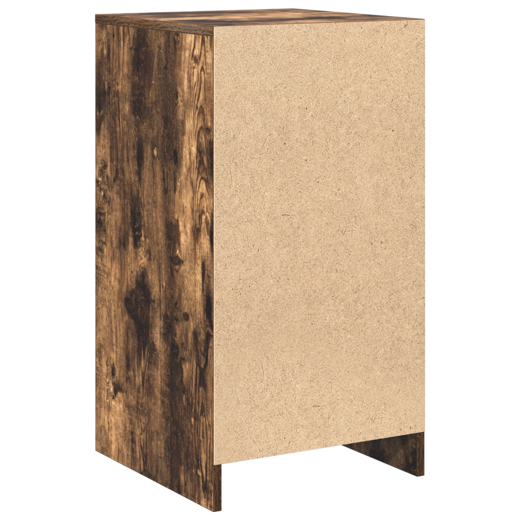 Sideboard in rovere affumicato 40x41x75 cm in legno ingegnerizzato