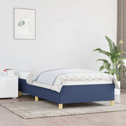 Giroletto senza Materasso-Struttura Letto Blu 90x200 cm in Tessuto 347698