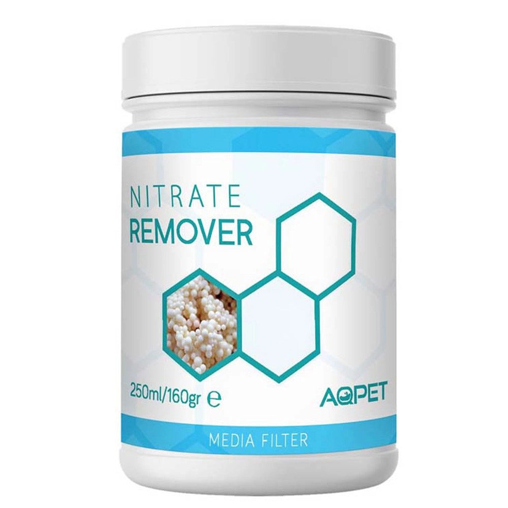 Aqpet Nitrate Remover - polimero per l'abbattimento dei nitrati in acquari di acqua dolce Formato: 250 ml