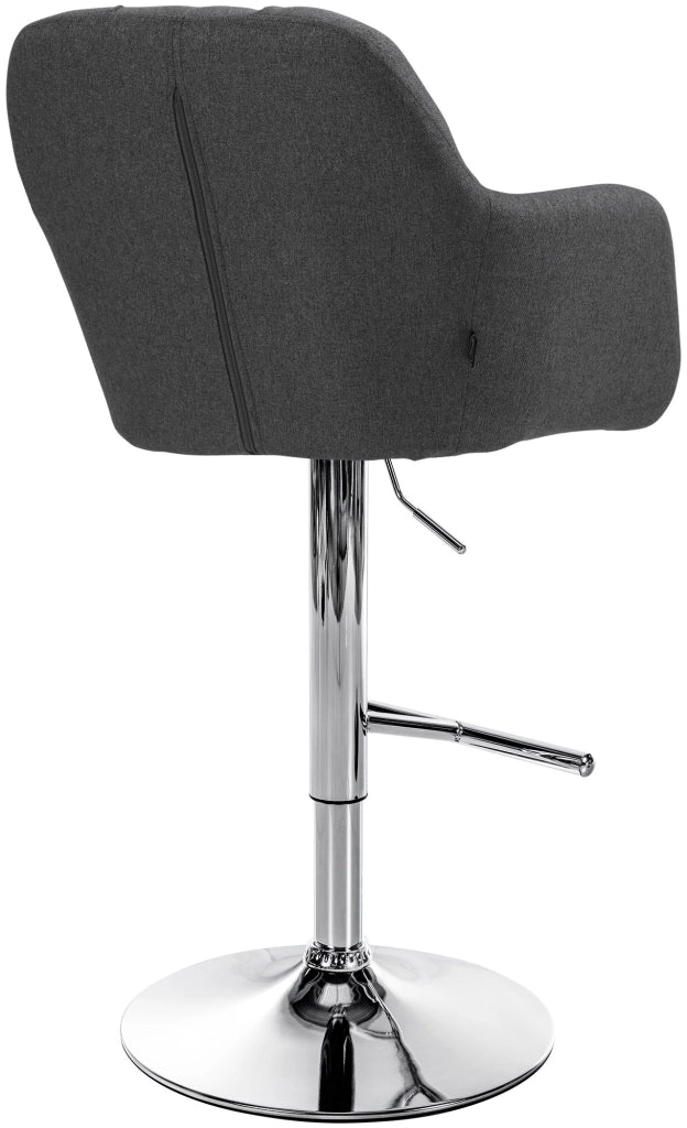 Barhocker Natoma Stoff chrom