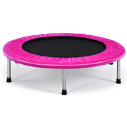 Trampolino pieghevole Ø95,5 x 21,5 cm uso interno/esterno maggiore sicurezza design moderno in PP rosa 20_0020946