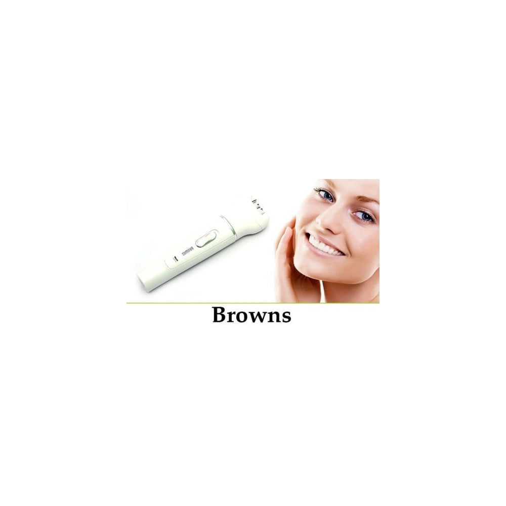 Trade Shop - Epilatore Spazzola Massaggiante Depilatore Elimina Calli 5 In 1 Browns Bs-2199 -