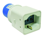 Reer ADATTATORE INDUSTRIALE CEE spina industriale/schuko 2P+T 10.00 pz