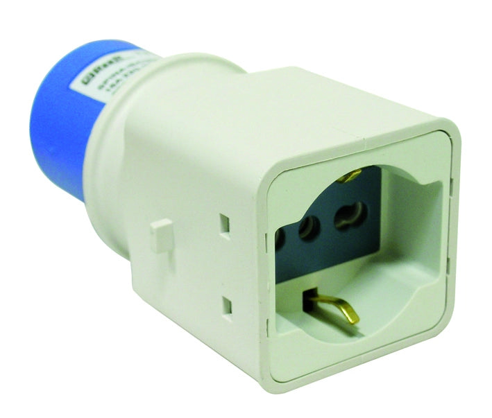 Reer ADATTATORE INDUSTRIALE CEE spina industriale/schuko 2P+T 10.00 pz