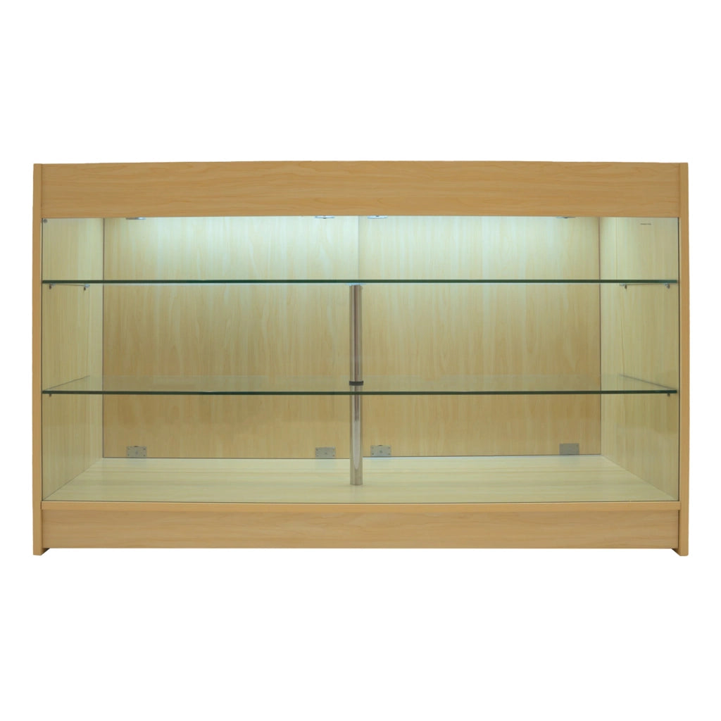 Set Banconi Acero Helios LED K1500 CM60 con Serratura e Vetrina Espositiva