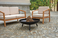 Braciere da Giardino Ø80xH32 cm  in Ferro Nero