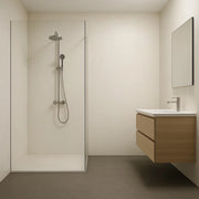 Set Bladel di 8 Pannelli Decorativi in PVC per Parete - Effetto Pietra White Dover [neu.haus]