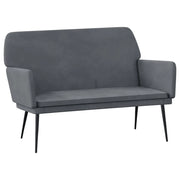 Panca Grigio Scuro 108x79x79 cm in Velluto CFW3747735