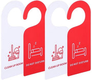 Pannello di Comunicazione per Porta - 4 pezzi - PVC a doppia faccia - Resistente alle abrasioni e alle lacerazioni - Dimensioni 21,5x8,5 cm