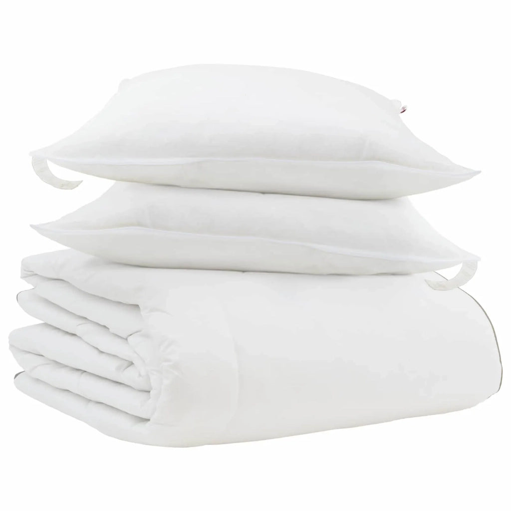 Duvet Invernale con cuscino 3 pcs Bianco Piuma d'anatra 3376887
