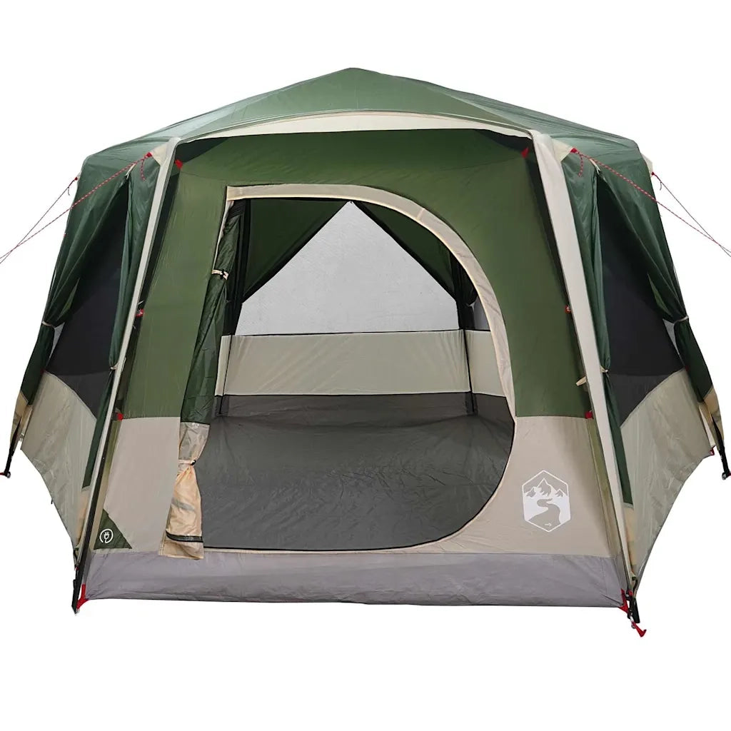 Tenda da Capanna per 5 Persone con tetto Verde e Bianco 42004029