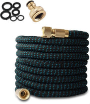 Serpentino flessibile per giardino, con connessione rapida, 2-in-1, lunghezza estensibile 7,6 m
