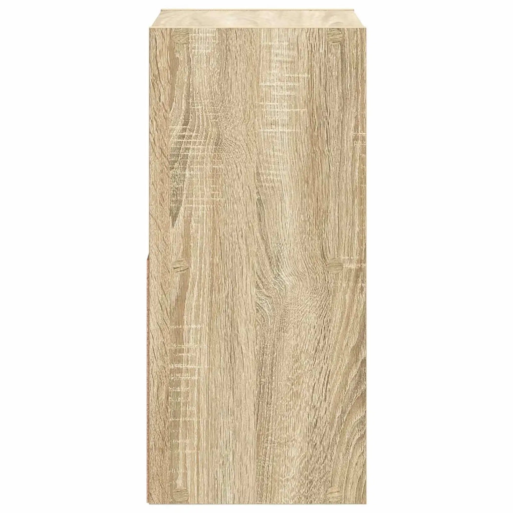 Comodino con cassetto 2 pcs Rovere Sonoma 30,5 x 27 x 59,5 cm 8000617
